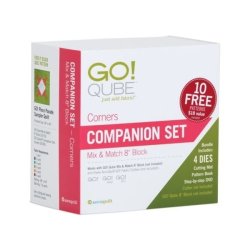 Accuquilt Skabeloner - Go! Qube 8" Block Companion Set - Corners 55785