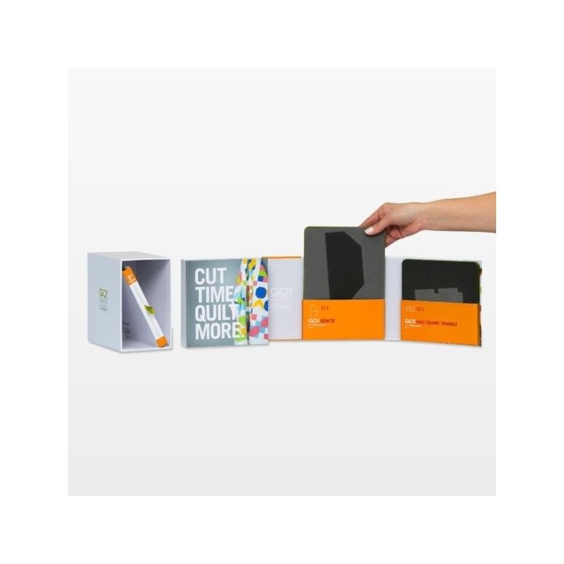 Accuquilt Skabeloner - Go! Qube 9" Block Companion Set - Corners - 55786