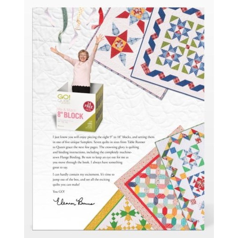 Accuquilt m�nsterbog - GO! Outside the box af Eleanor Burns