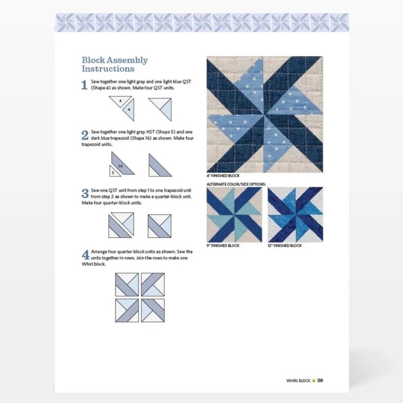Accuquilt m�nsterbog - Mix &amp; Match Block System