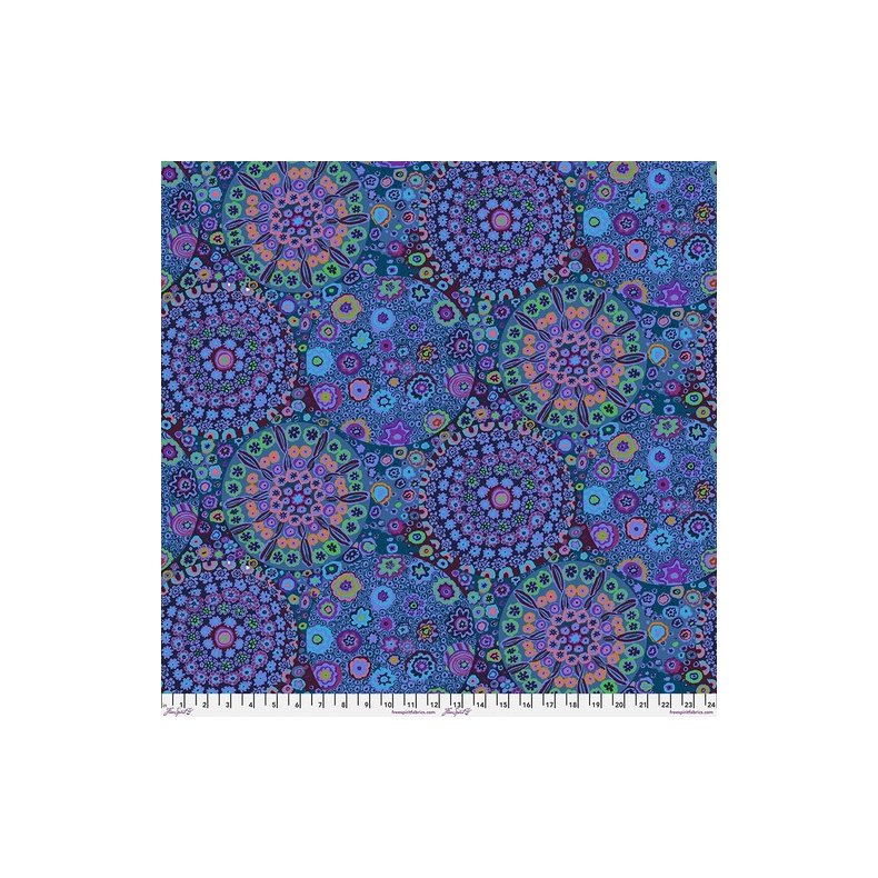 Kaffe Fassett Patchworkstof - Millefiore - Blue
