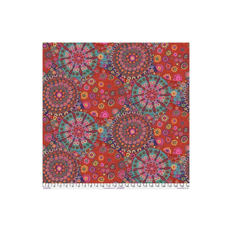 Kaffe Fassett Patchworkstof - Millefiore - Red