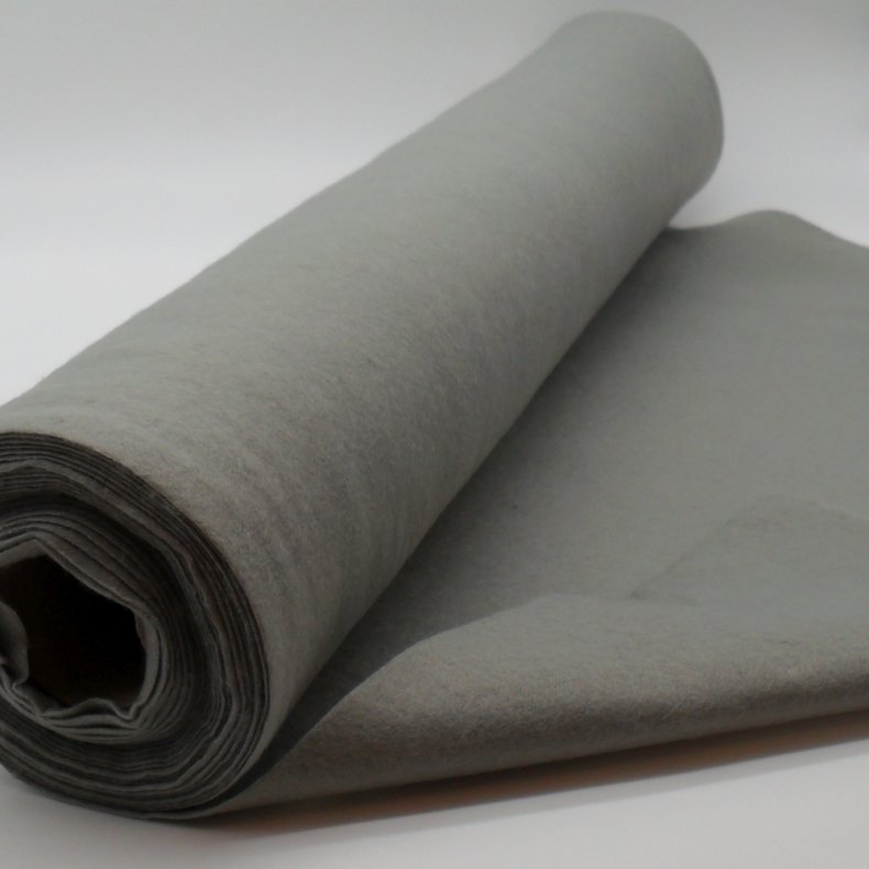 Gr� filt - 45 cm bred