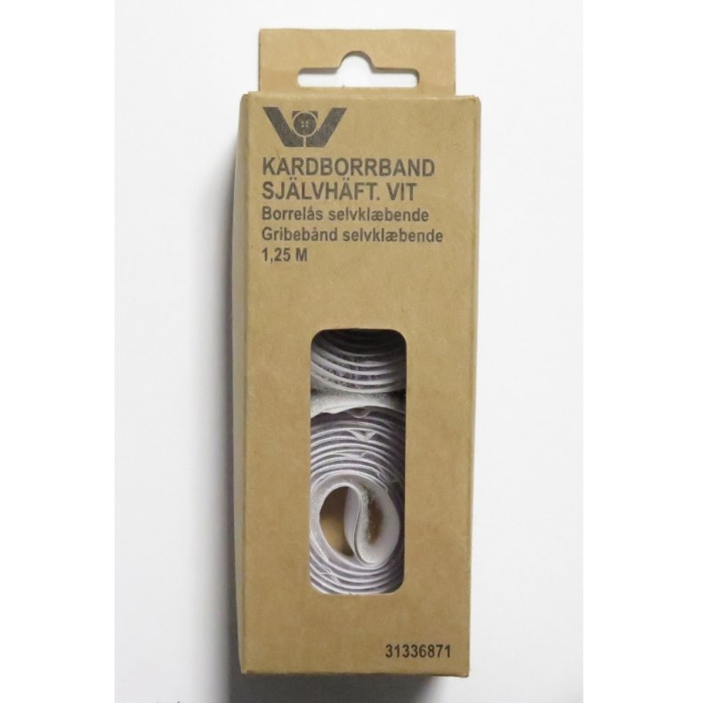 Gribeb�nd selvkl�bende -  Hvid
