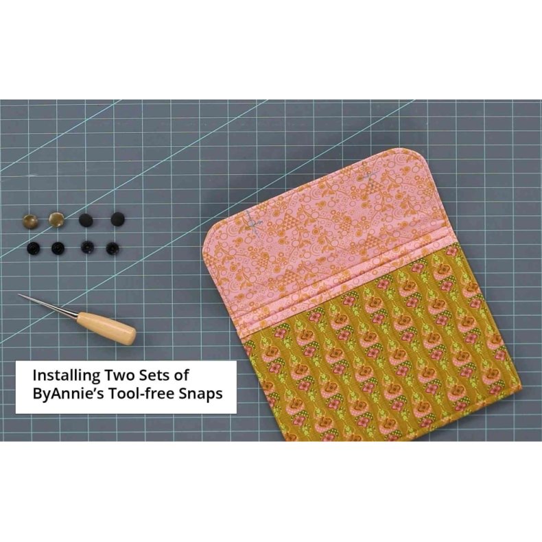 ByAnnie - V�rkt�jsfri trykknapper 13mm - Antik messing