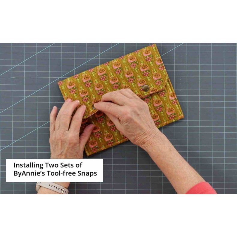 ByAnnie - V�rkt�jsfri trykknapper 13mm - Antik messing