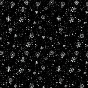 Reststykke - 63 snowfall black - 86 cm