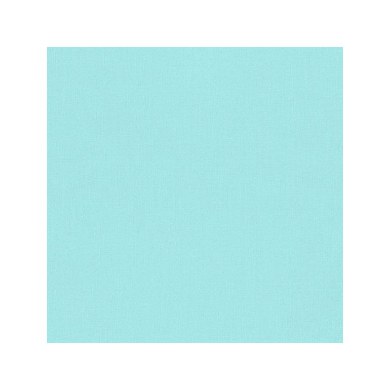 Ensfarvet patchworkstof - Kona Bahama Blue #1011