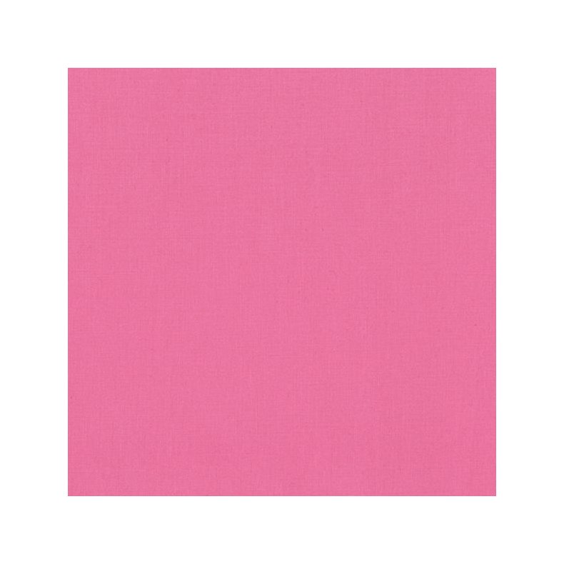 Ensfarvet patchworkstof - Kona Blush Pink #1036
