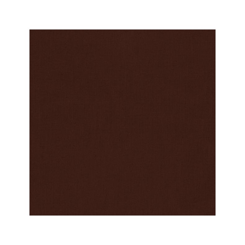 Ensfarvet patchworkstof - Kona Brown #1045