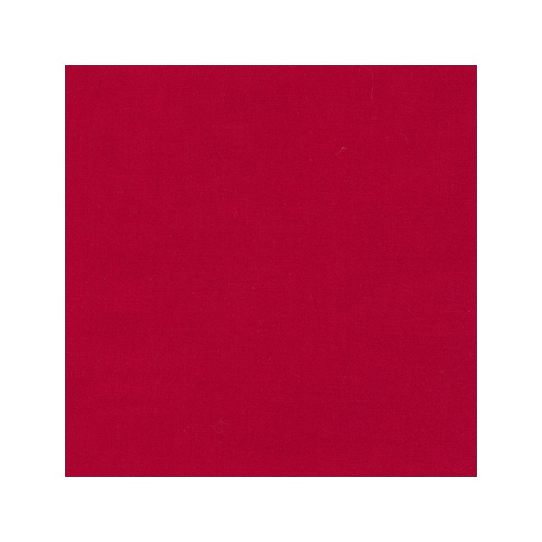 Ensfarvet patchworkstof - Kona Cardinal #1063
