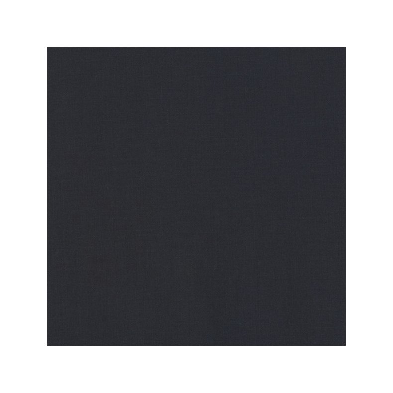 Ensfarvet patchworkstof - Kona Charcoal #1071