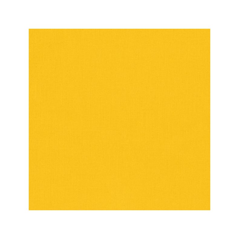 Ensfarvet patchworkstof - Kona Corn Yellow #1089