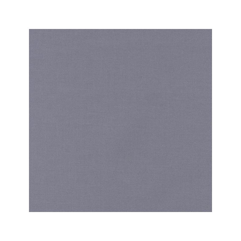 Ensfarvet patchworkstof - Kona Medium Grey #1223