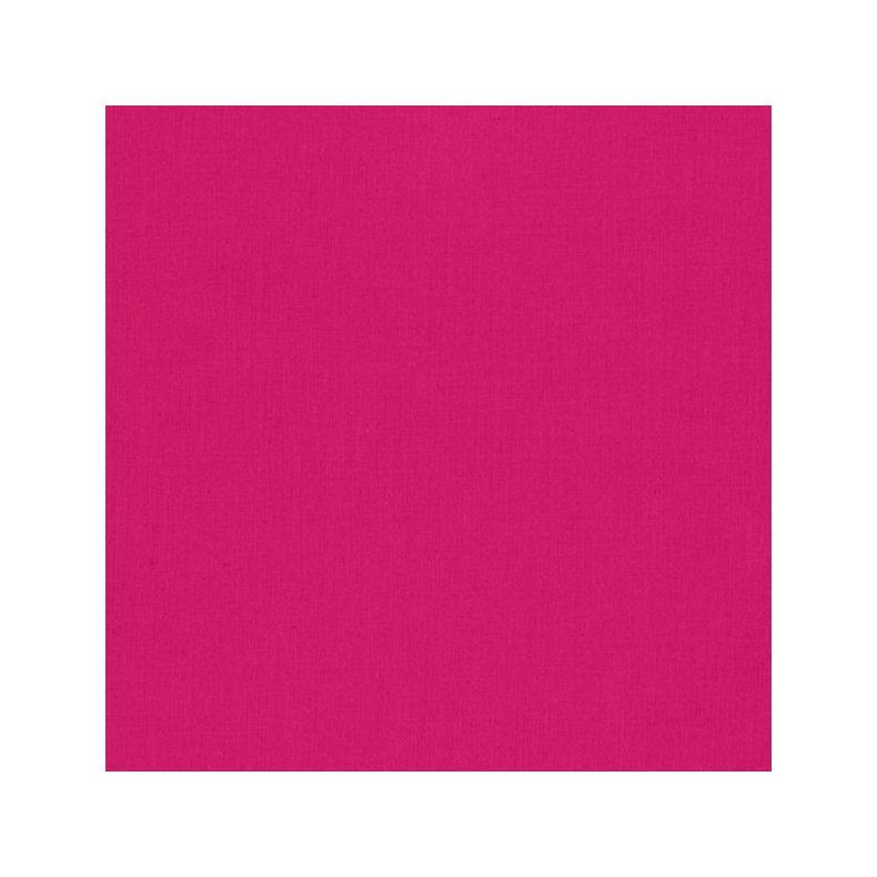 Ensfarvet patchworkstof - Kona Pomegranate #1295