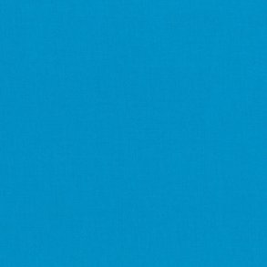 Ensfarvet patchworkstof - Kona Turquoise #1376