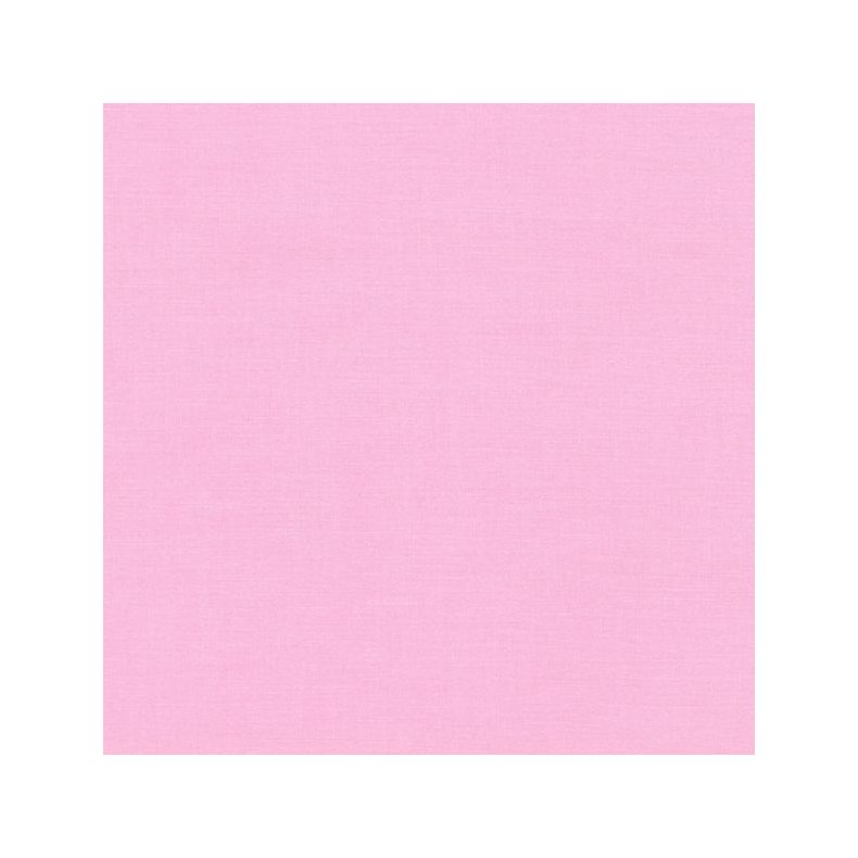 Ensfarvet patchworkstof - Kona Petal #143