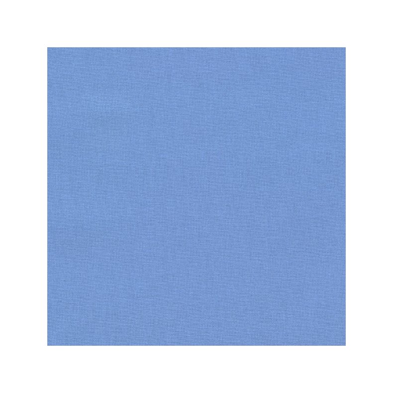 Ensfarvet patchworkstof - Kona Denim #1452