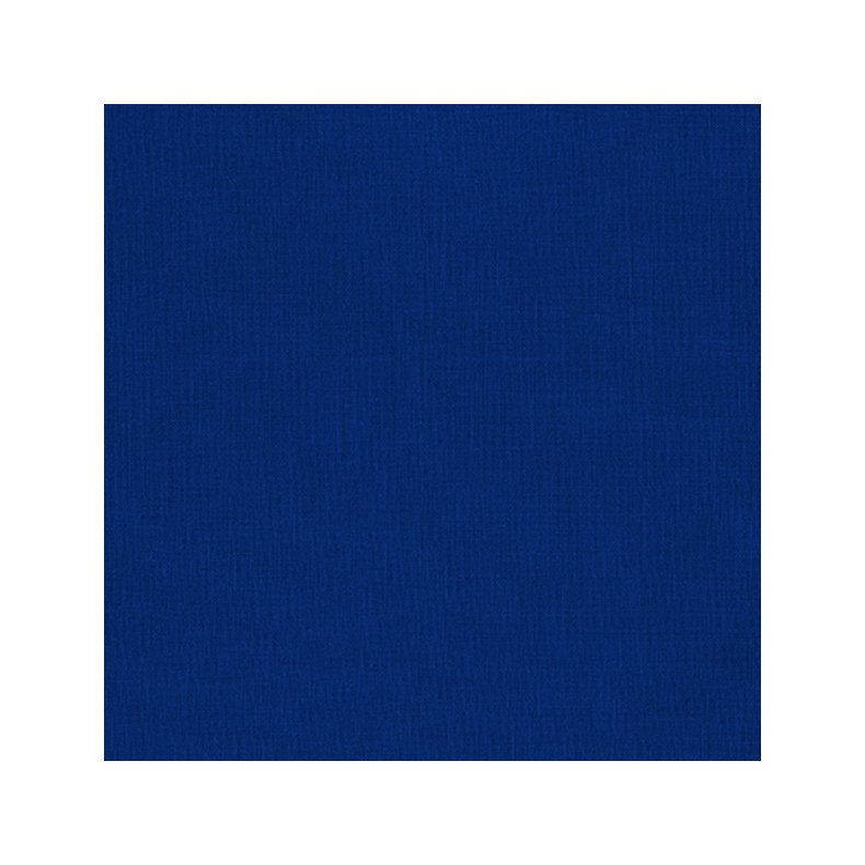 Ensfarvet patchworkstof - Kona Ocean #25