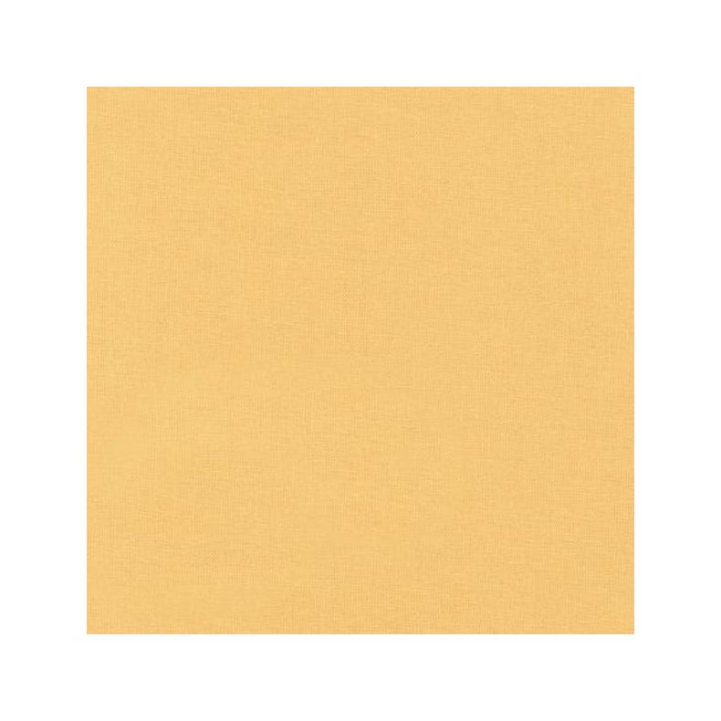 Ensfarvet patchworkstof - Kona Cheddar #350