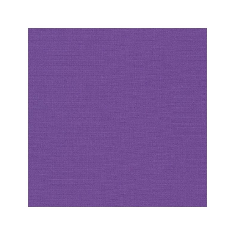 Ensfarvet patchworkstof - Kona Heliotrope #477