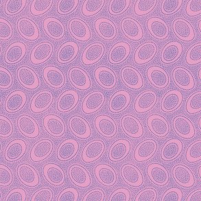 Kaffe Fassett Patchworkstof - Aboriginal dots - Wisteria