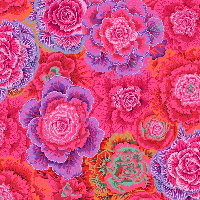 Kaffe Fassett Patchworkstof - Brassica - Red