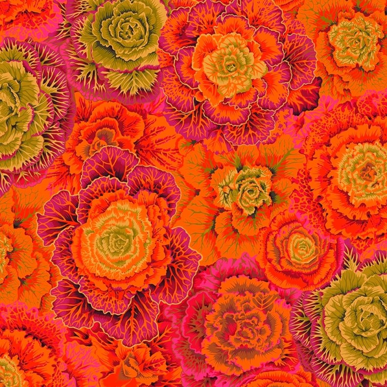 Kaffe Fassett Patchworkstof - Brassica - Rust