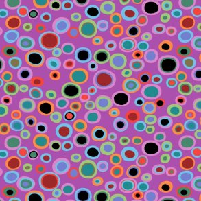 Kaffe Fassett Patchworkstof - Bubbles - Plum
