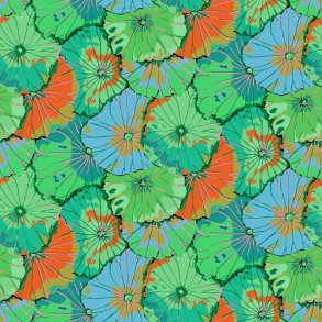 Kaffe Fassett Patchworkstof - Lotus - Emerald
