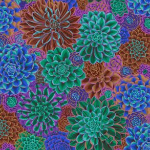 Kaffe Fassett Patchworkstof - House Leeks - Drama