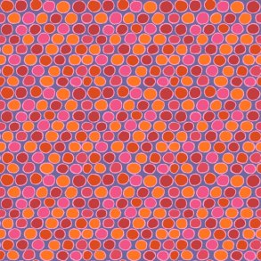 Kaffe Fassett Patchworkstof - Penny-wise - Red