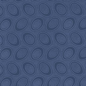 Kaffe Fassett Patchworkstof - Aboriginal dots - Denim