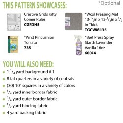 Patchwork M�nster - Kitty cornered chain