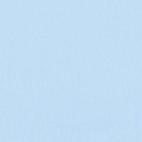 Ensfarvet patchworkstof -  Kona Spa Blue #847