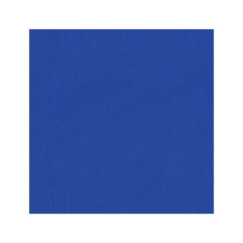 Ensfarvet patchworkstof - Kona Blueprint #848