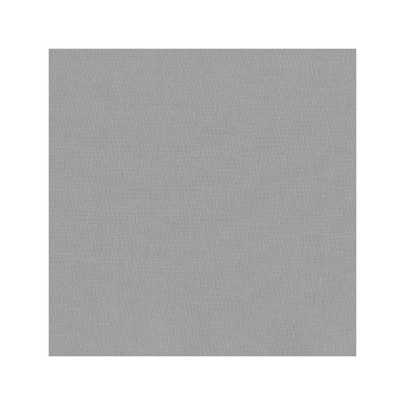 Ensfarvet patchworkstof - Kona Overcast #854