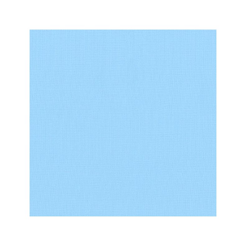 Ensfarvet patchworkstof - Kona Prairie Sky #855