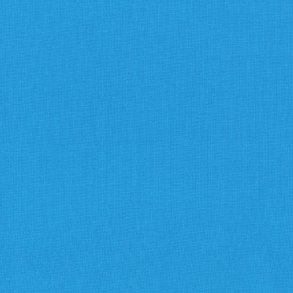Ensfarvet patchworkstof - Kona Paris Blue #864