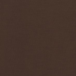 Ensfarvet patchworkstof - Kona Chocolate #1073