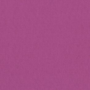 Ensfarvet patchworkstof - Kona Plum #1294
