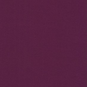 Ensfarvet patchworkstof - Kona Eggplant #1133