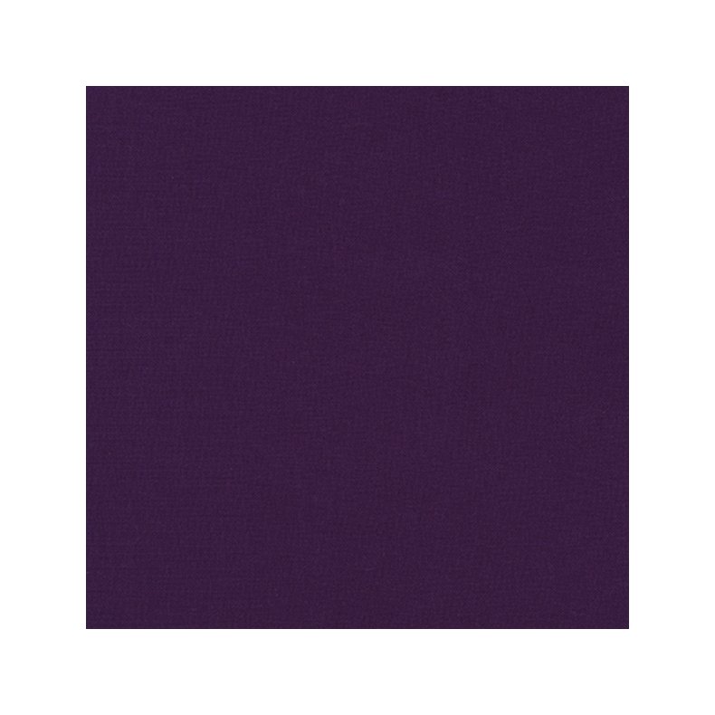 Ensfarvet patchworkstof - Kona Hibiscus #188