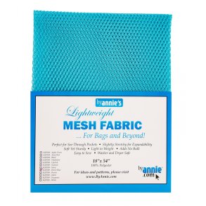 Mesh Stof til tasker - Parrot blue - 18 x 54 inch