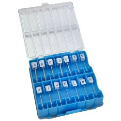 Magic pins -  Alfabet, tal og pile knappen�le - 0,5mm