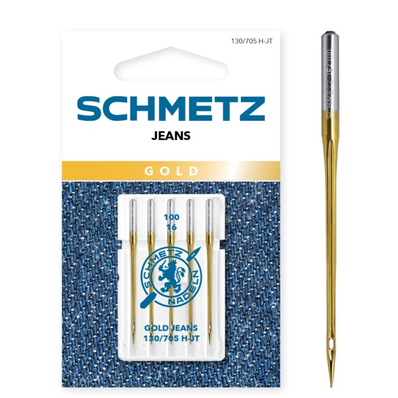 Maskinn�le - Jeans Gold 100/16