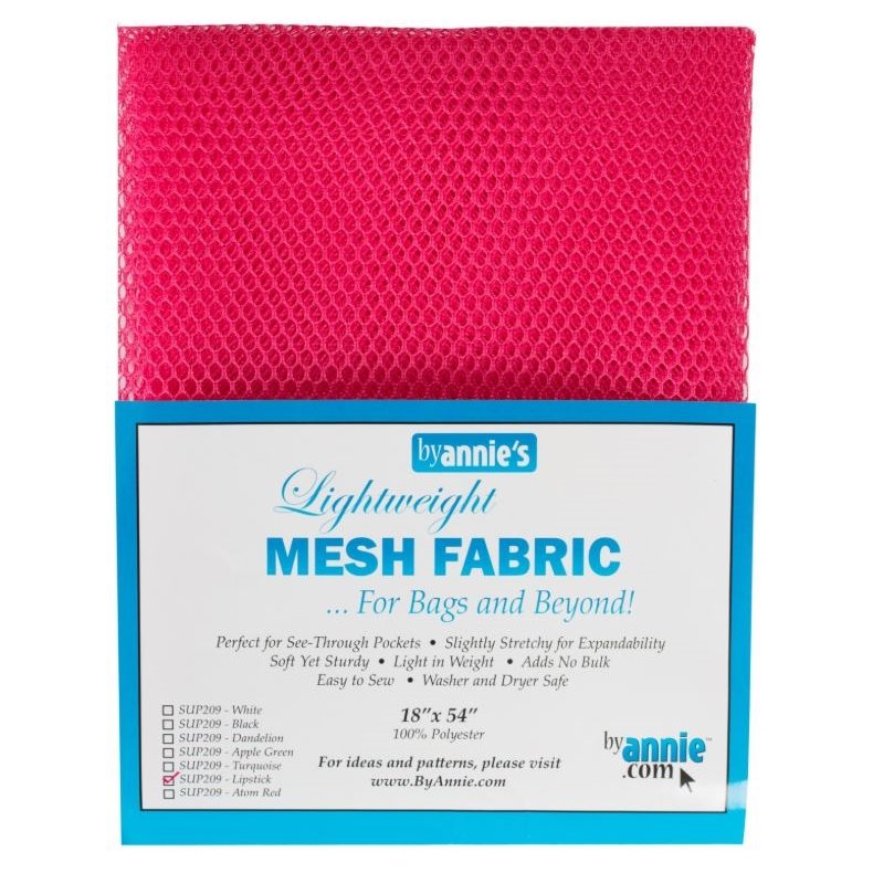 Mesh Stof til tasker - Lipstick 18 x 54 inch