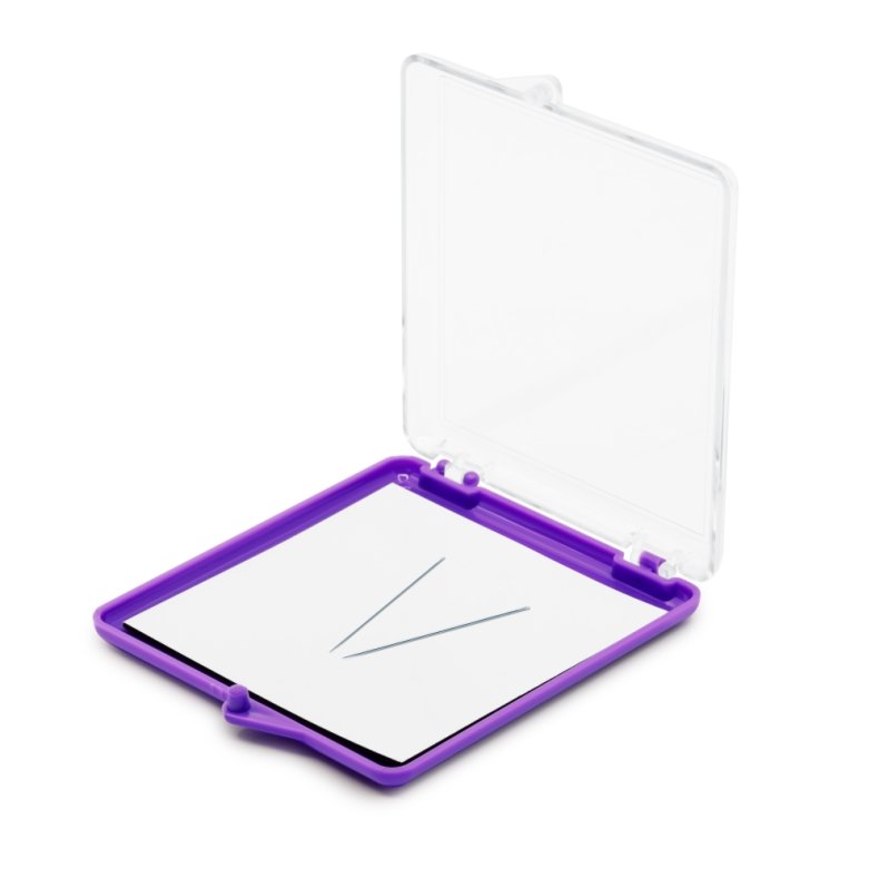 Magnetisk n�leholder med l�g