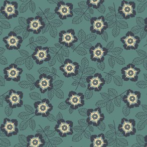 EQP Patchworkstof - Buttercup - Duck Egg