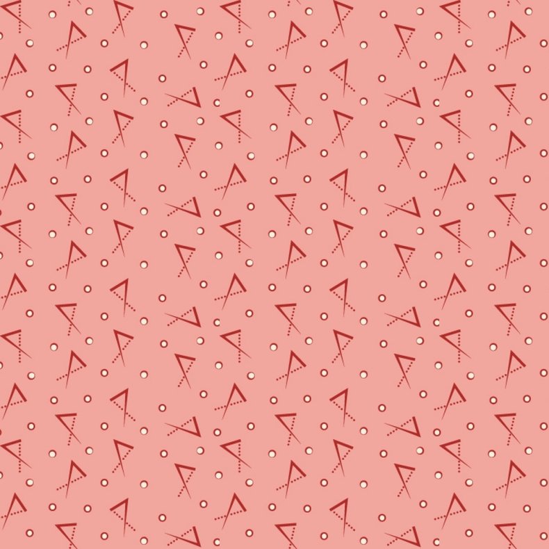 EQP Patchworkstof - Compass - Rose